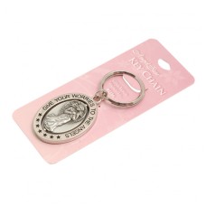 Spinner Keyring - Give Your Worries To The Angels 