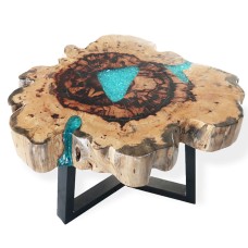 Tamarind and Resin Coffee Table