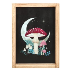 FOREST MUSHROOM FRAMED WALL ART PRINT