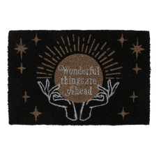 BLACK FORTUNE TELLER DOORMAT