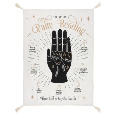 LARGE PALM READING WALL TAPESTRY