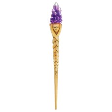 PURPLE CRYSTAL GODDESS WAND