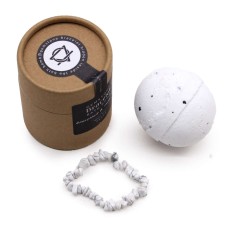 White Jasper Crystal Jewellery Bath Bomb