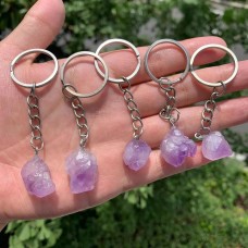 Amethyst Keychain