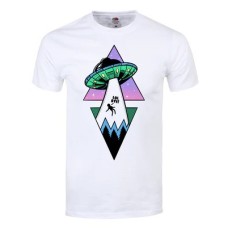 Alien Abduction Men's White T-Shirt