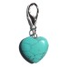 PET GEMSTONE CRYSTAL HEART CHARMS