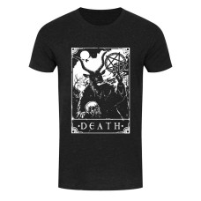 Deadly Tarot - Death Men's Heather Black Denim T-Shirt