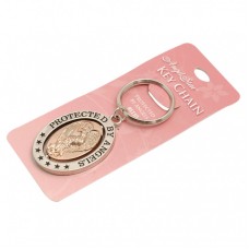 Spinner Keyring - Protected By Angels 